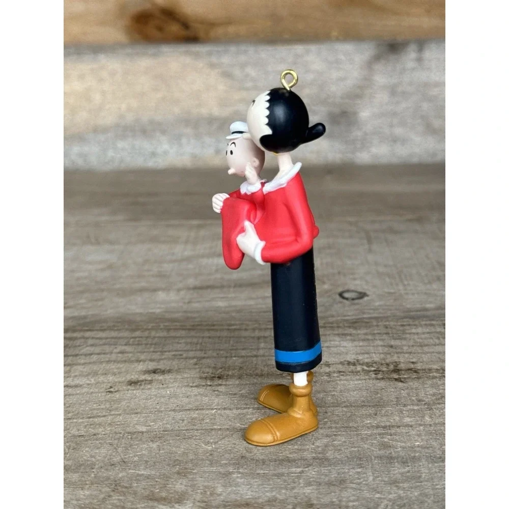 Vintage‎ Ornament Hallmark Keepsake Popeye Olive Oyl and Swee'Pea 1996
